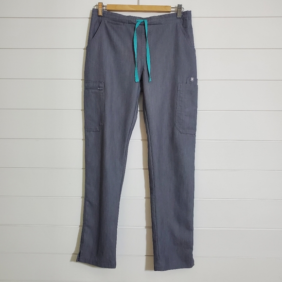 Figs Scrub Gray Pants PO#1669. Technical Collection. Size: S - Picture 1 of 14